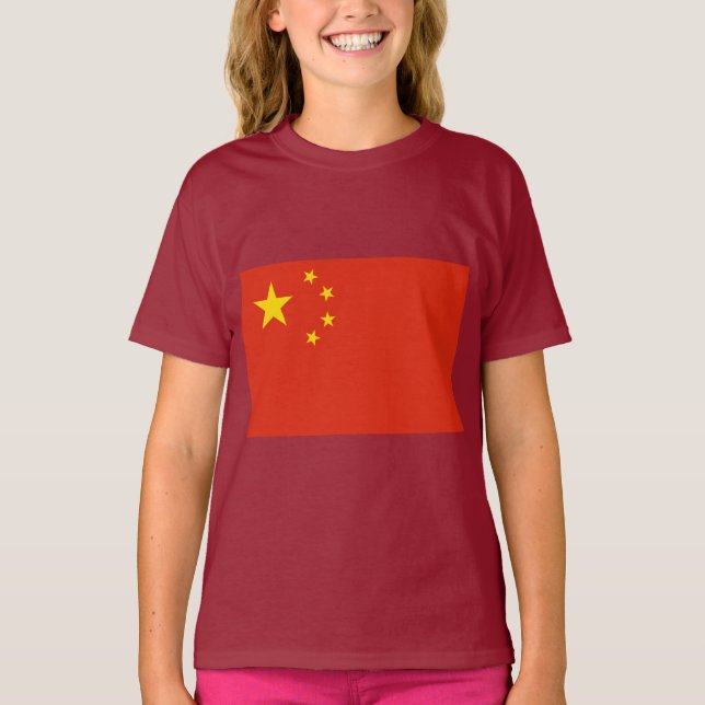 Camiseta Bandera china (China) (Anverso)