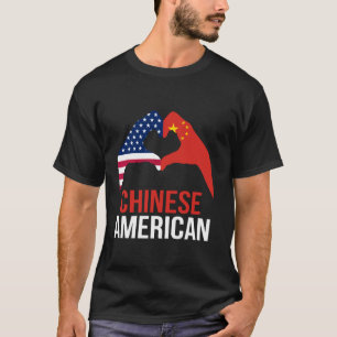 Camiseta Bandera china estadounidense