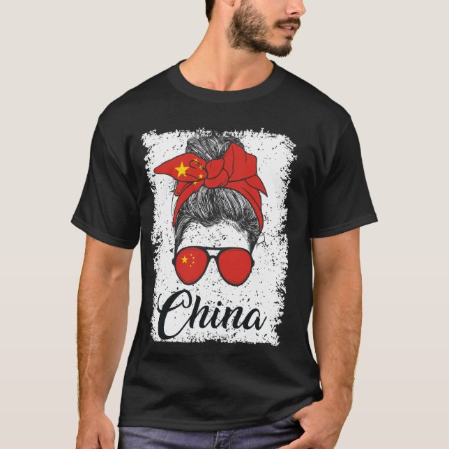 Camiseta Bandera china orgullosa (Anverso)