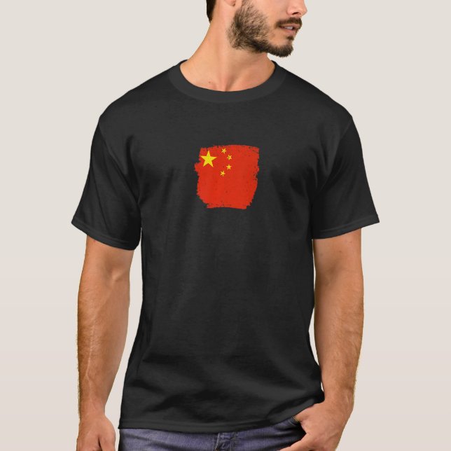 Camiseta Bandera china orgullosa (Anverso)