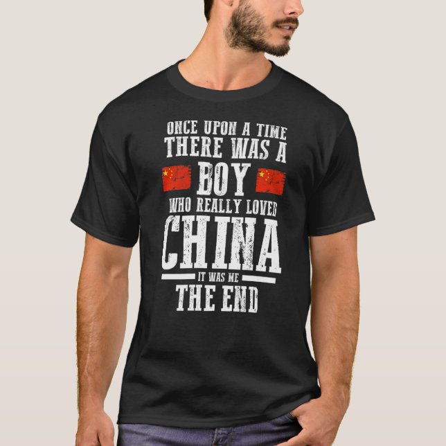 Camiseta Bandera china para hombres (Anverso)