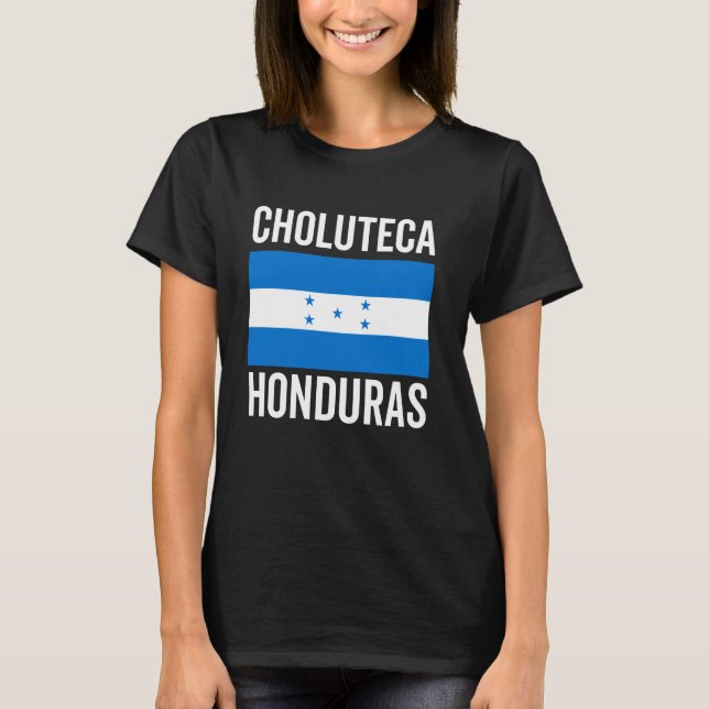 Camiseta Bandera Choluteca Honduras Catracho Hondureño Band (Anverso)