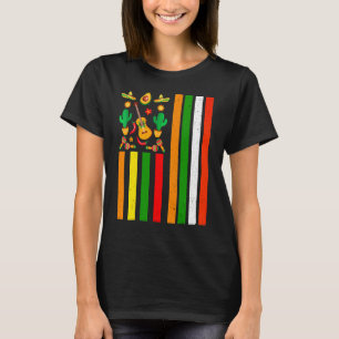 Camiseta Bandera Cinco De Mayo Sombrero Mexicano Vintag Méx