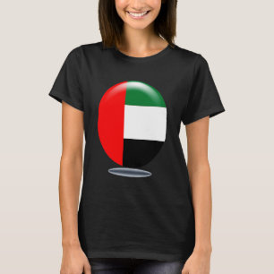 Camiseta Bandera circular de Emiratos Árabes Unidos como se