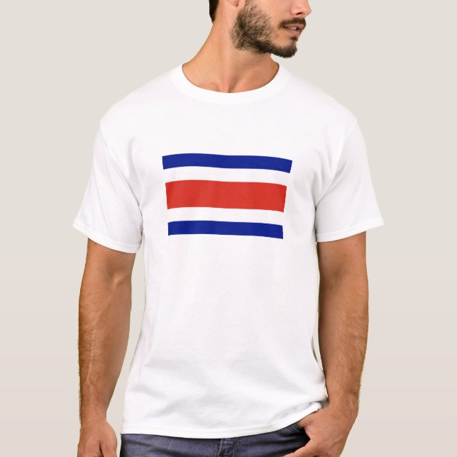 Camiseta Bandera Civil de Costa Rica (Anverso)