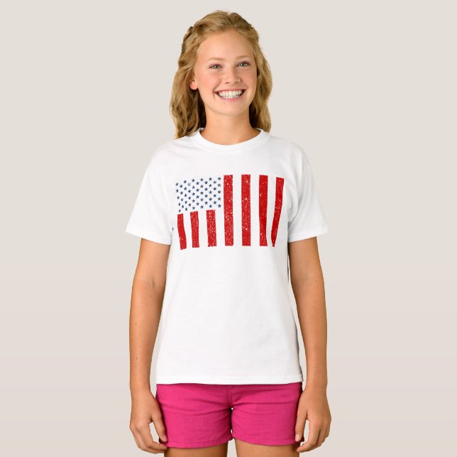 Camiseta Bandera civil de los Estados Unidos en tiempos de  (Anverso completo)