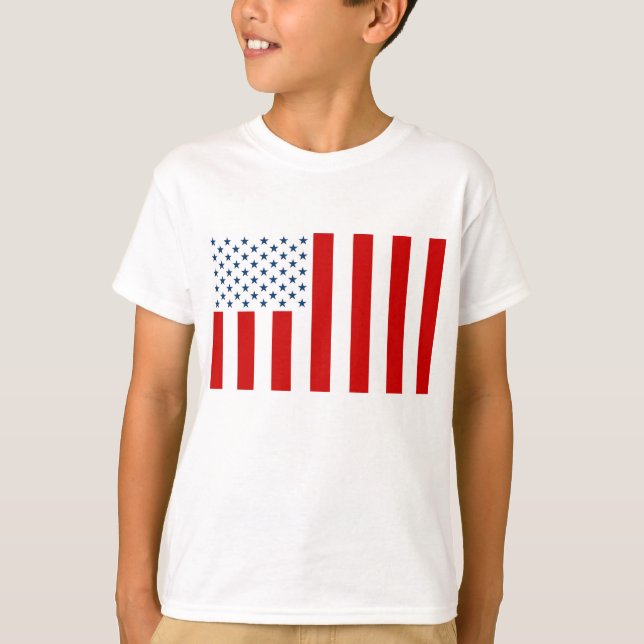 Camiseta Bandera civil de los Estados Unidos en tiempos de  (Anverso)