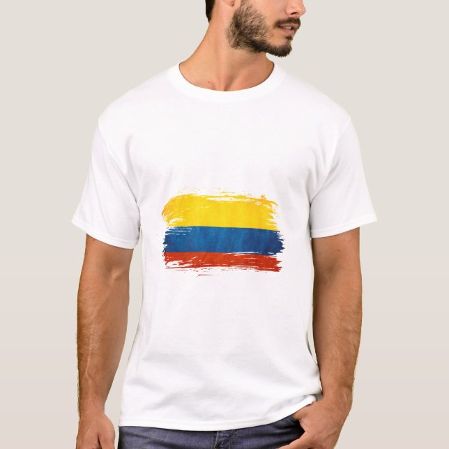 Camiseta Bandera Colombia Bandera Colombia (Anverso)