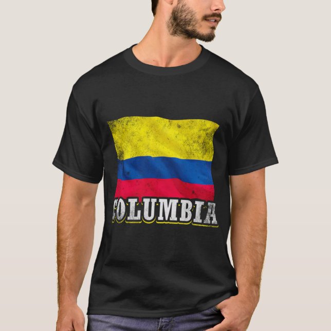 Camiseta Bandera colombiana (Anverso)