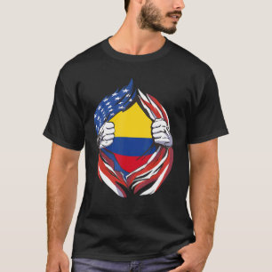 Camiseta Bandera Colombiana Americana Orgullosa De Mi Heren