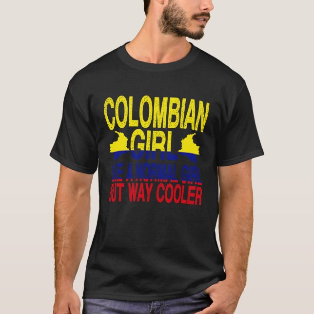 Camiseta Bandera colombiana Chica (Anverso)