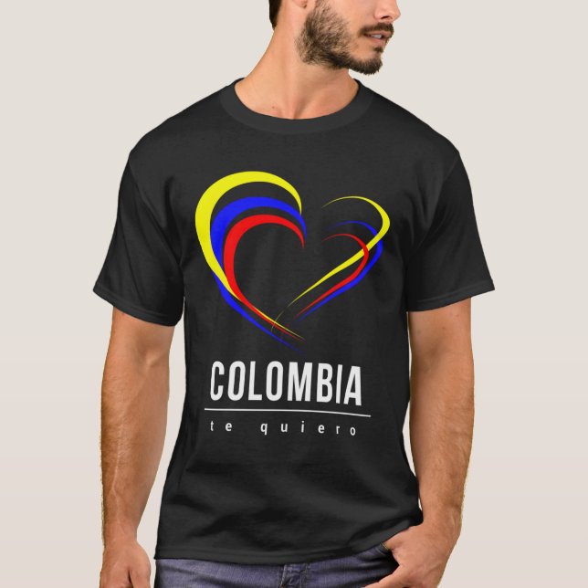 Camiseta Bandera Colombiana Corazón Bandera Corazon Hoodie