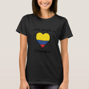 Camiseta Bandera Colombiana Corazón Tengo Gente en Colombia