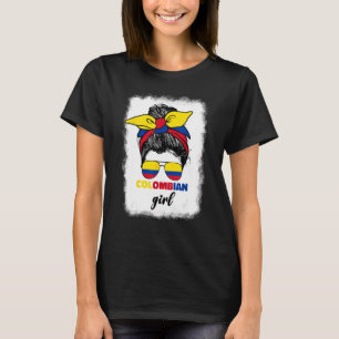 Camiseta Bandera Colombiana Cuidada Chica Colombiana Para W