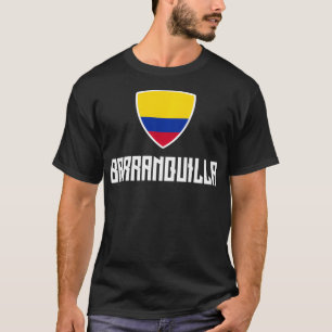 Camiseta Bandera Colombiana de Barranquilla Rota Patrimonio