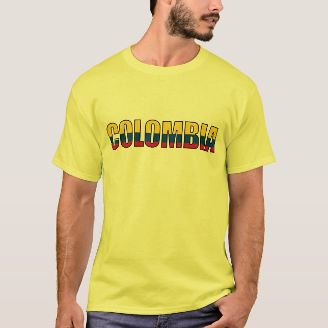 Camiseta Bandera colombiana de Colombia (Anverso)