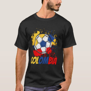 Camiseta Bandera Colombiana Hombres Mujeres Niños