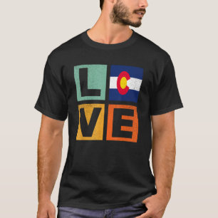 Camiseta Bandera Colorado Love Colorado