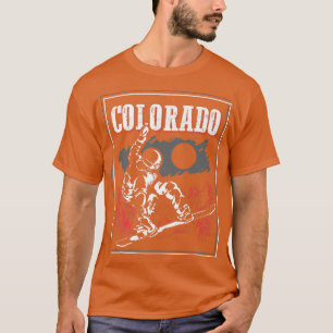 Camiseta Bandera Colorado Snowboard Snowboarder Powder Day 