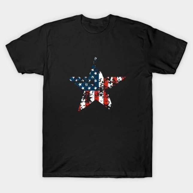 Camiseta Bandera con forma de Estrella Patriótica de los Es (Subido por el creador)