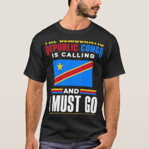 Camiseta Bandera congolesa de la República Democrática del 
