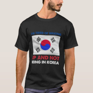 Camiseta Bandera coreana de Asia