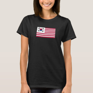 Camiseta Bandera coreana estadounidense