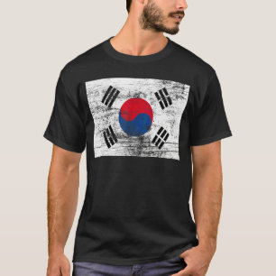 Camiseta Bandera cosecha de Corea del Sur