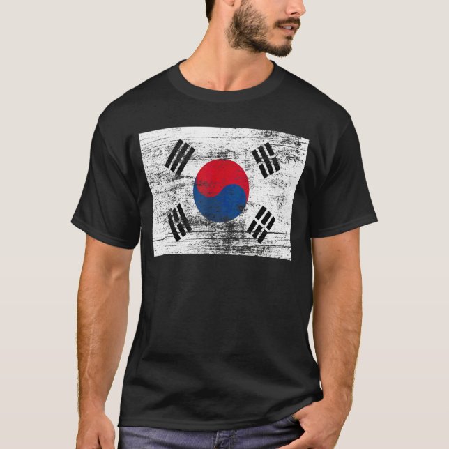Camiseta Bandera cosecha de Corea del Sur (Anverso)