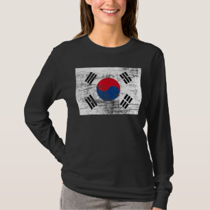 Camiseta Bandera cosecha de Corea del Sur