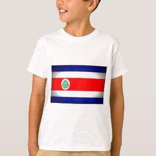 Camiseta Bandera costarricense estilizada