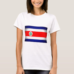 Camiseta Bandera costarricense estilizada