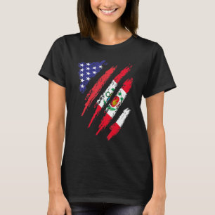 Camiseta Bandera Crece Americana Perú Mes del Patrimonio Pa