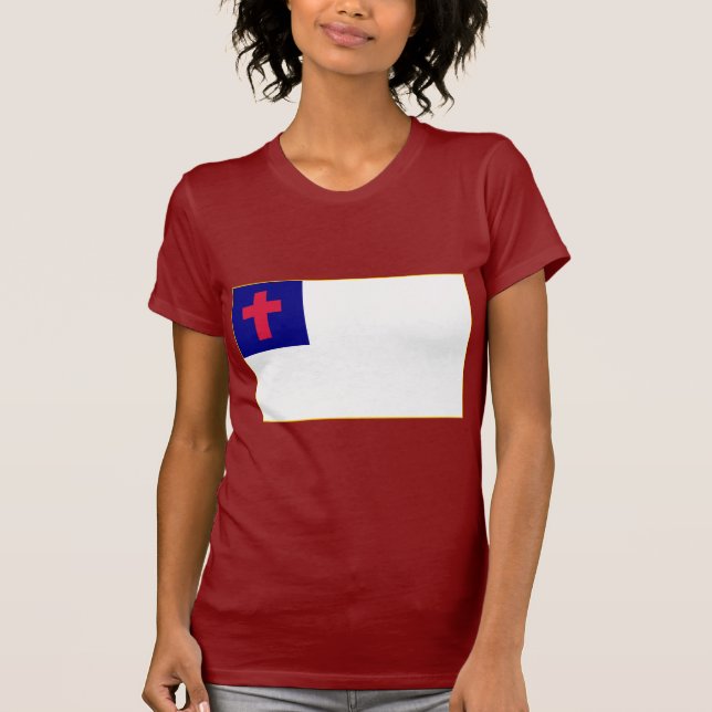 Camiseta Bandera cristiana (Anverso)