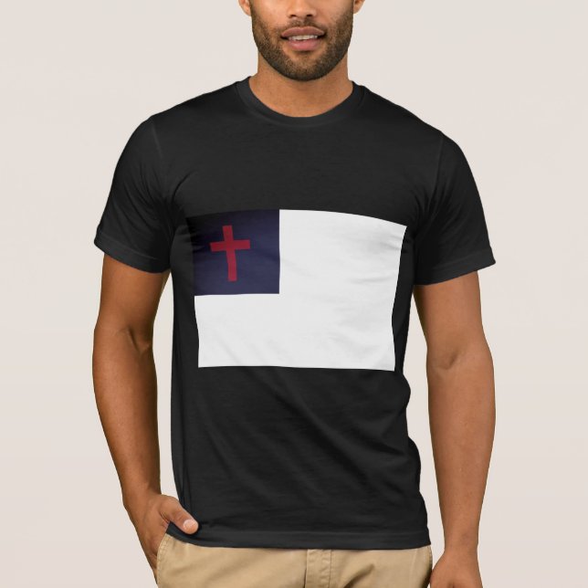 Camiseta Bandera cristiana (Anverso)