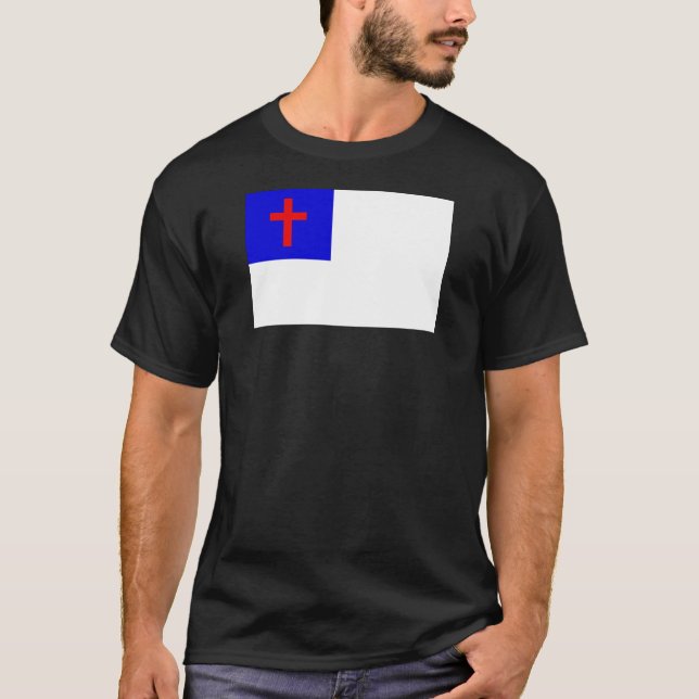Camiseta Bandera cristiana (Anverso)