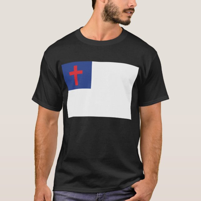 Camiseta Bandera cristiana (Anverso)