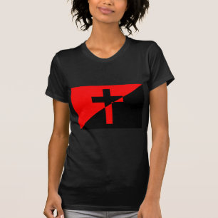 Camiseta Bandera cristiana anarquista anárquica