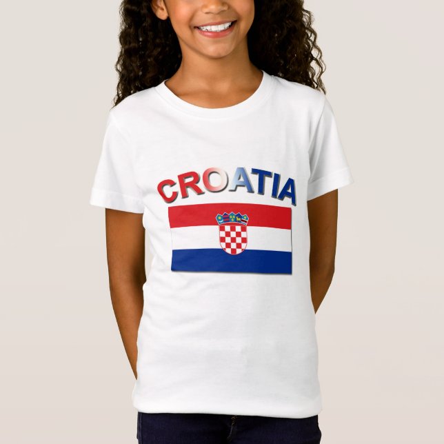 Camiseta Bandera croata 2 (Anverso)