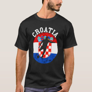 Camiseta Bandera croata croata de fútbol de Croacia Hrvatsk