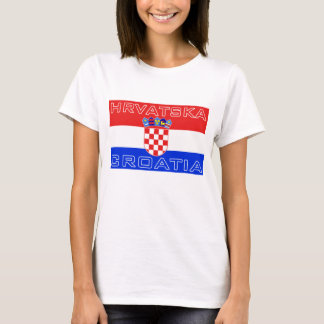 Camiseta Bandera croata Hrvatska de Croacia