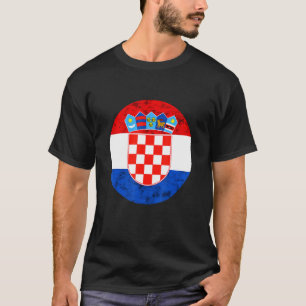 Camiseta Bandera croata Orgullo croata Raíz croata
