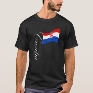Camiseta Bandera croata Orgullo croata Raíz croata
