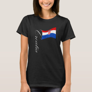 Camiseta Bandera croata Orgullo croata Raíz croata