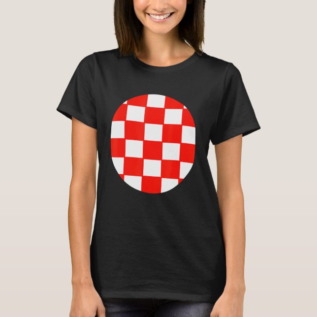 Camiseta Bandera croata Raíces croatas Hrvatska Pri Croata (Anverso)