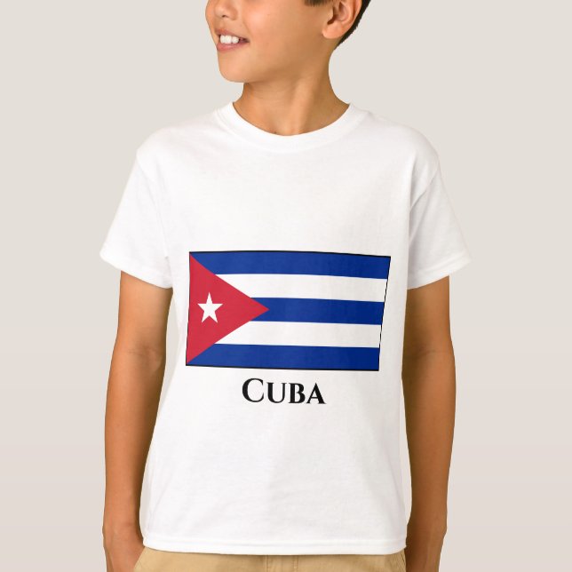 Camiseta Bandera cubana (Anverso)