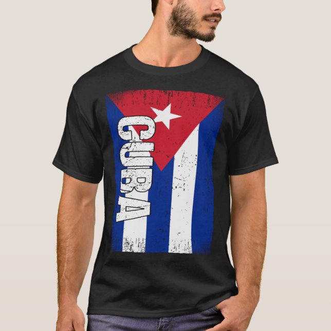 Camiseta Bandera cubana (Anverso)