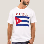 Camiseta Bandera cubana<br><div class="desc">Camiseta de la bandera cubana.</div>