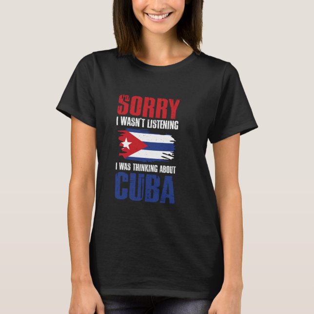 Camiseta Bandera cubana (Anverso)