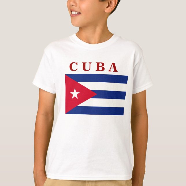 Camiseta Bandera cubana (Anverso)
